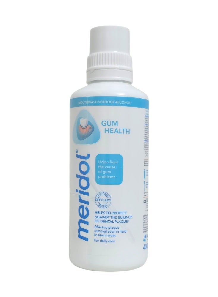 Meridol Gum Health Mouthwash Without Alcohol 400Ml - Image 2